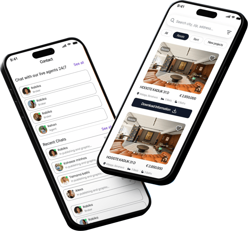 Property App Store Mobile Interface