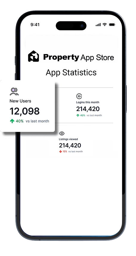 App statistics dashboard